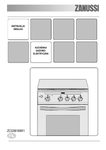 Instrukcja Zanussi ZCG561MW1 Kuchnia