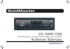 Kullanım kılavuzu Goldmaster CD-3090 USB Oto radyosu