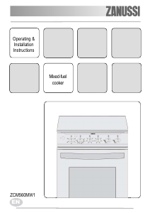 Manual Zanussi ZCM560MW1 Range