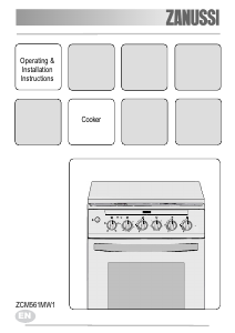 Manual Zanussi ZCM561MW1 Range