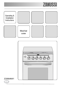 Manual Zanussi ZCM564NW1 Range