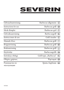 Manual Severin PG 1511 Barbecue