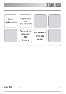 Instrukcja Zanussi ZOU462X Kuchnia