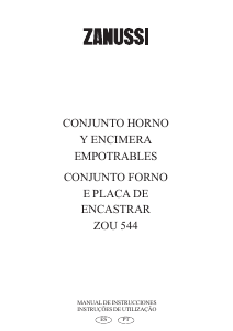 Manual de uso Zanussi ZOU544FTX Cocina