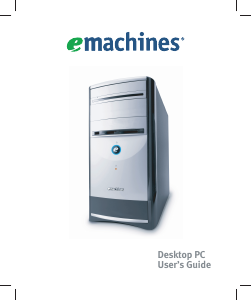 Manual eMachines T1116 Desktop Computer