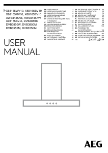 كتيب AEG AWS8445AB مدخنة موقد طبخ