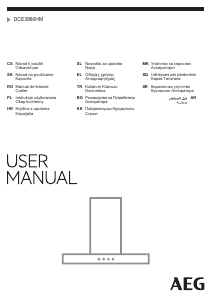 Manual AEG DCE3960HM Hotă