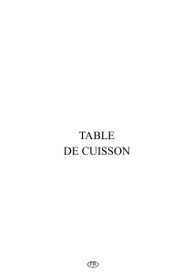 Mode d’emploi Zanussi ZAF20GX Table de cuisson