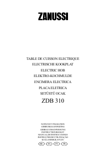 Manual de uso Zanussi ZDB310X Placa