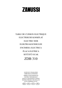 Manual Zanussi ZDB310X Placa