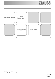 Handleiding Zanussi ZDG323TX Kookplaat