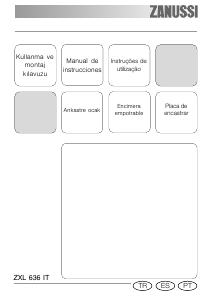 Manual de uso Zanussi ZGL646ITW Placa