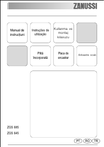 Manual Zanussi ZGS645CTX Placa