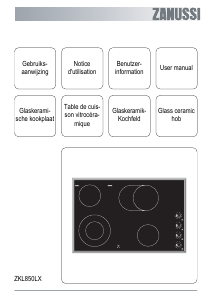 Manual Zanussi ZKL850LX Hob