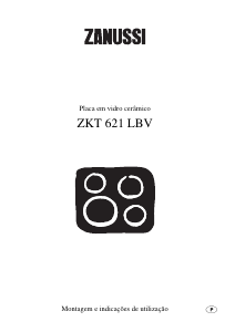 Manual Zanussi ZKT621LBV Placa