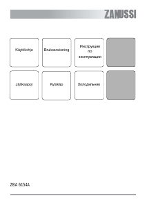 Bruksanvisning Zanussi ZBA6154A Kylskåp