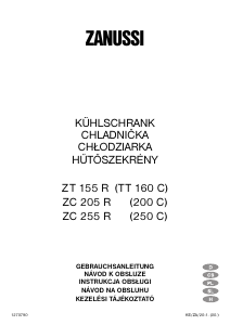 Használati útmutató Zanussi ZC205R Hűtőszekrény