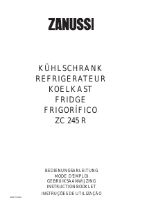 Bedienungsanleitung Zanussi ZC245R Kühlschrank