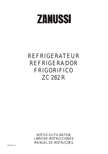 Manual de uso Zanussi ZC282R Refrigerador