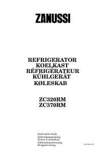 Manual Zanussi ZC320RM Refrigerator