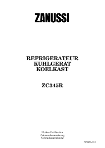 Bedienungsanleitung Zanussi ZC345R Kühlschrank