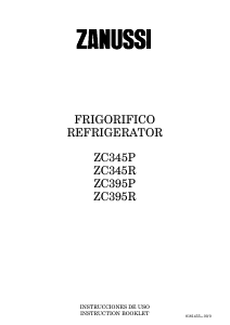 Manual Zanussi ZC345R Refrigerator