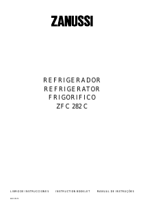 Manual de uso Zanussi ZFC282C Refrigerador