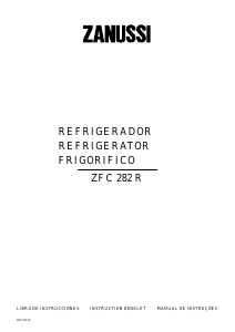 Manual de uso Zanussi ZFC282R Refrigerador
