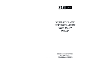 Handleiding Zanussi ZI2442 Koelkast