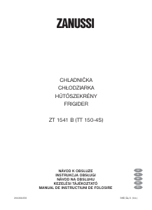 Használati útmutató Zanussi ZT1541B Hűtőszekrény