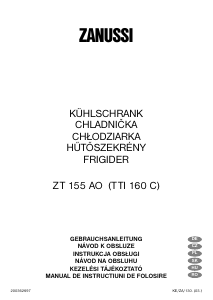 Bedienungsanleitung Zanussi ZT155AO Kühlschrank