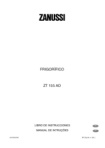 Manual de uso Zanussi ZT155AO Refrigerador