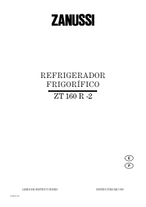 Manual Zanussi ZT160R-2 Frigorífico