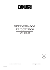 Manual de uso Zanussi ZT165 R Refrigerador