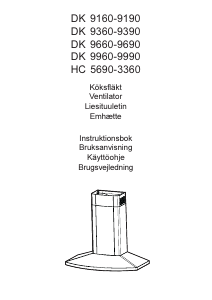 Bruksanvisning AEG DK9160-W Kjøkkenvifte