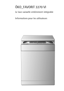 Mode d’emploi AEG FAV3270VI Lave-vaisselle