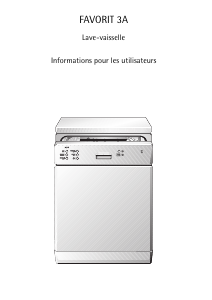 Mode d’emploi AEG FAV3A Lave-vaisselle