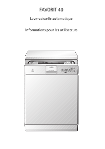 Mode d’emploi AEG FAV40W Lave-vaisselle