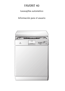 Manual de uso AEG FAV40W Lavavajillas