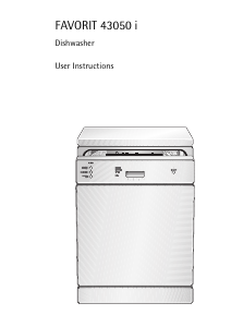 Manual AEG FAV43050IW Dishwasher