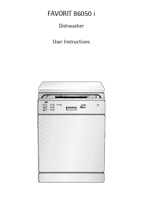 Manual AEG FAV86050I-M Dishwasher