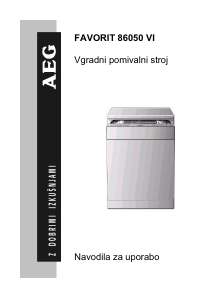 Priročnik AEG FAV86050VI Pomivalni stroj