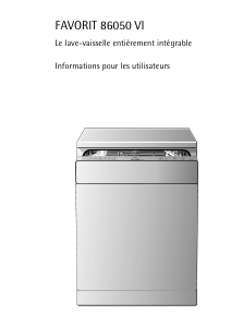 Mode d’emploi AEG FAV86050VI Lave-vaisselle