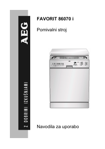 Priročnik AEG FAV86070IA Pomivalni stroj