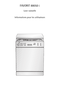 Mode d’emploi AEG FAV88050I-B Lave-vaisselle