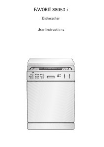 Manual AEG FAV88050IA Dishwasher