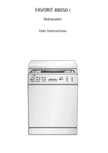 Manual AEG FAV88050IM Dishwasher