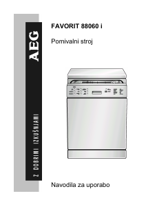 Priročnik AEG FAV88060I-M Pomivalni stroj