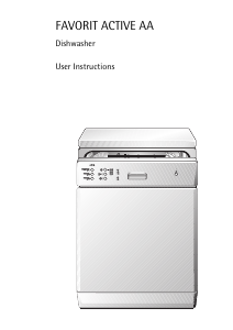 Manual AEG FAVACTIVEAA Dishwasher