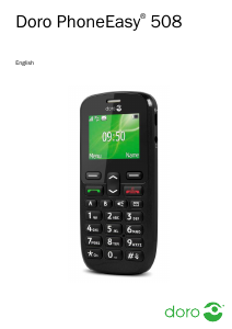 Manual Doro PhoneEasy 508 Mobile Phone